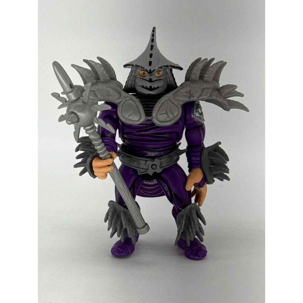 Playmates Super Shredder Action Figure TMNT Vintage Purple Plastic Teenage